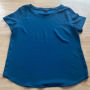 Ann Taylor blue blouse-Large